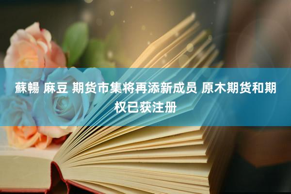 蘇暢 麻豆 期货市集将再添新成员 原木期货和期权已获注册