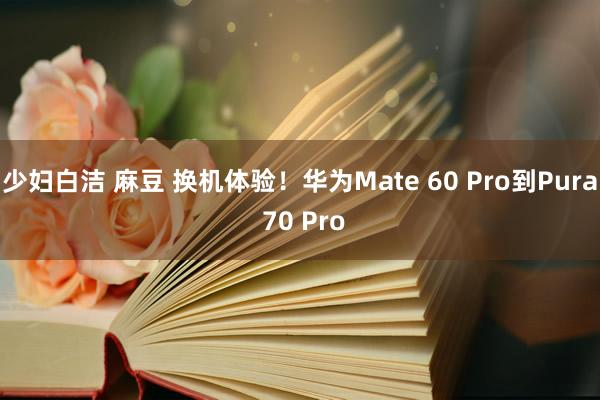 少妇白洁 麻豆 换机体验！华为Mate 60 Pro到Pura 70 Pro