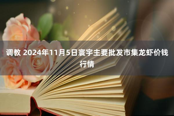 调教 2024年11月5日寰宇主要批发市集龙虾价钱行情