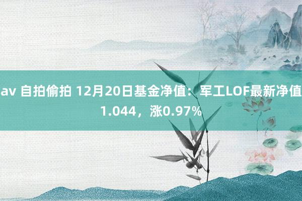 av 自拍偷拍 12月20日基金净值：军工LOF最新净值1.044，涨0.97%