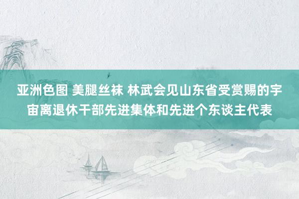 亚洲色图 美腿丝袜 林武会见山东省受赏赐的宇宙离退休干部先进集体和先进个东谈主代表